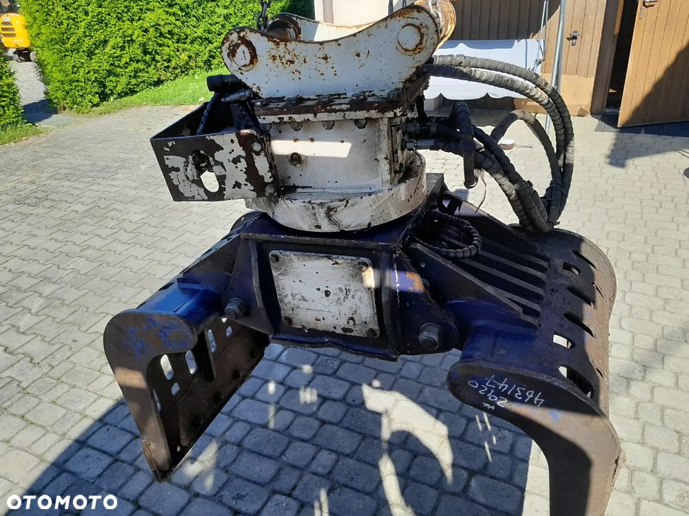 Chwytk obrotowy sortujący wyburzeniowy rozbiórkowy, kleszcze waga 450kg. - 10