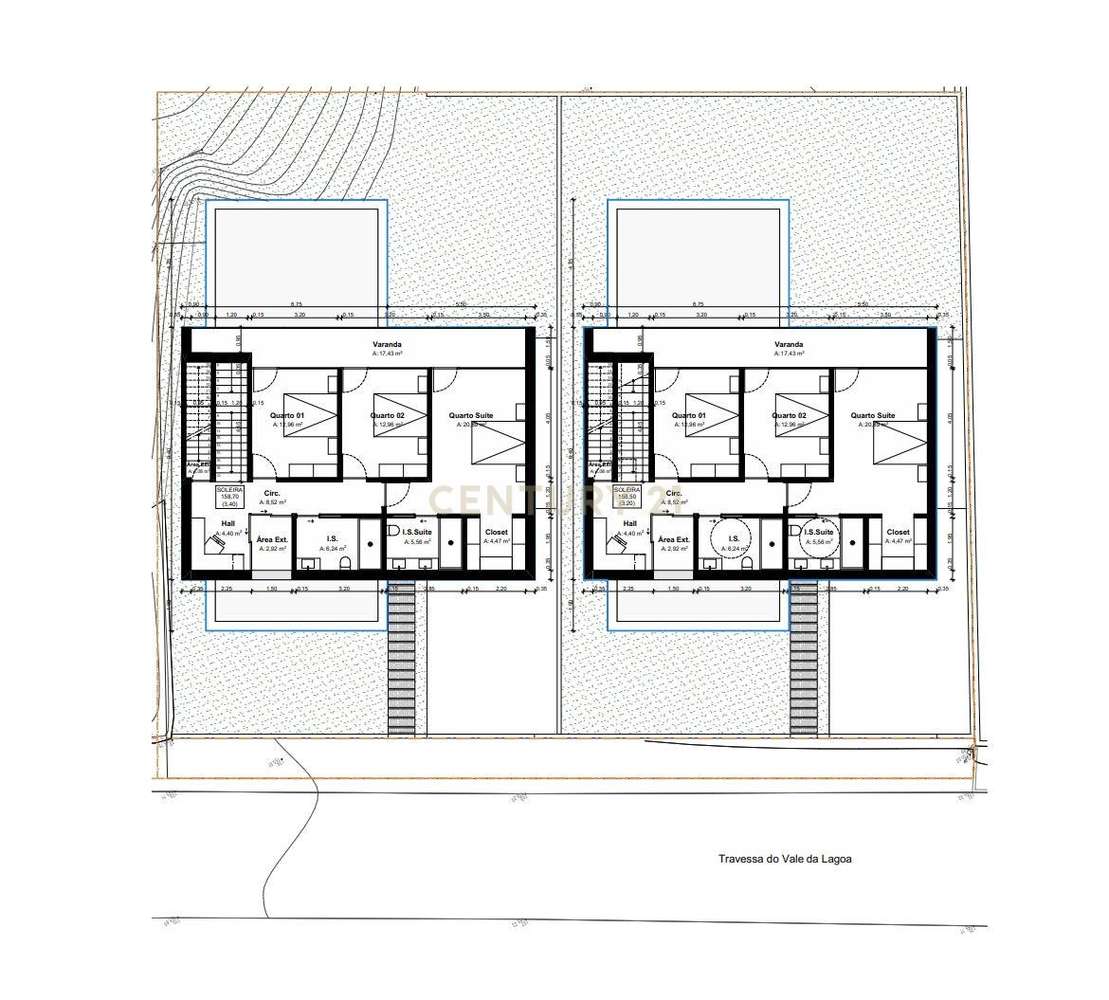 Terreno Urbano com Projeto Aprovado para Moradia Moderna na Pocariça – - Grande imagem: 5/25