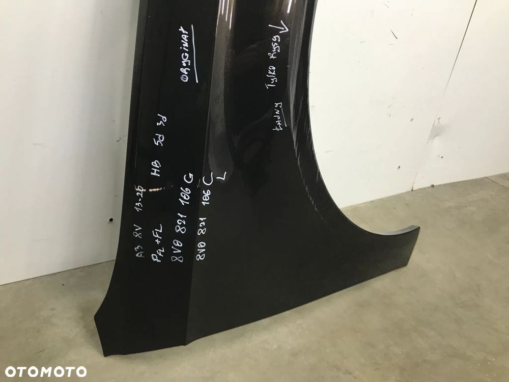 Błotnik Audi a3 8v HB 5D 3D 13-20 PRAWY 8V0821106G 8V0821106C 8V0821106L - 4
