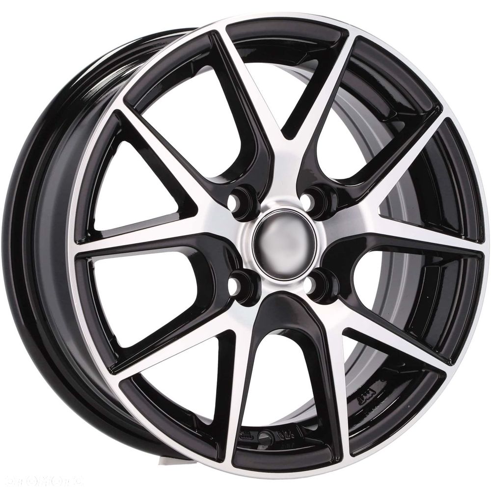 4x Felgi 14 4x100 m.in. do RENAULT Clio TOYOTA Yaris KIA RIO OPEL Adam SKODA Citigo - B1795 - 2