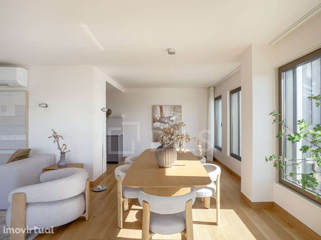 Apartamento T3 com varanda em novo empreendimento em Santos, Lisboa - Grande imagem: 2/69