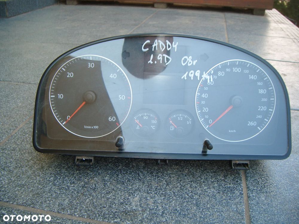 vw caddy 3 08r 1.9D  licznik- zegar 1t0920864a - 1