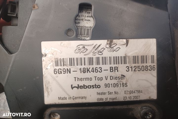 Webasto 6G9N-18K463-BR 31250836 9010919S 6G9N-18K463-BR 31250836 9010 - 8