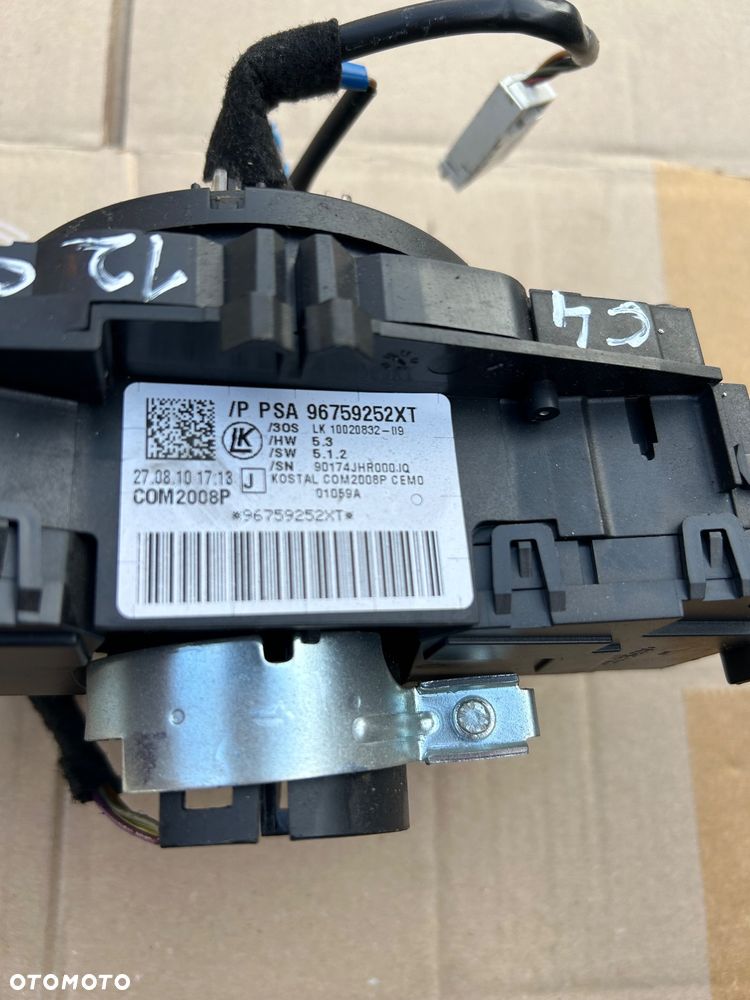 Citroen C4 B7 manetki przełącznik zespolony 96759252XT taśma peugeot ds4 - 5