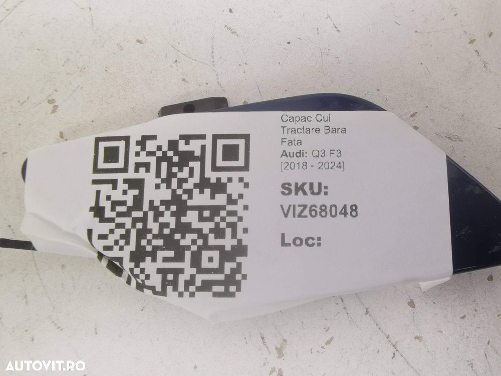 Capac Cui Tractare Bara Fata Audi Q3 F3 2018 2019 2020 2021 2022 2023 - 4