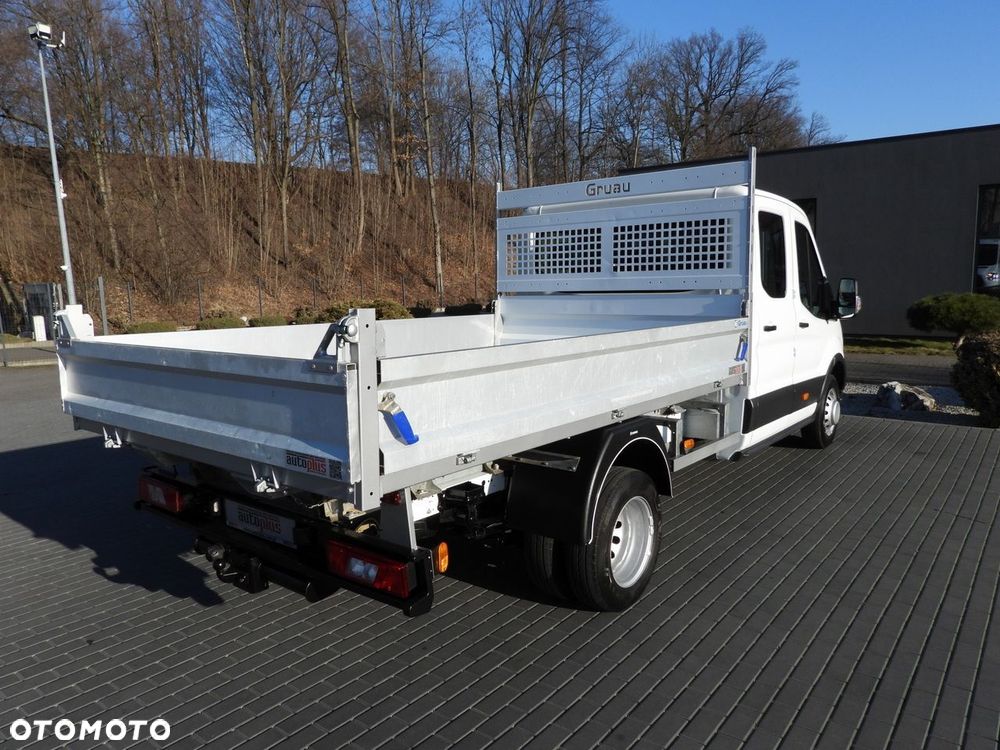 Ford TRANSIT WYWROTKA PODWÓJNA KABINA DOKA 6 MIEJSC TEMPOMAT LEDY BLIŹNIACZE KOŁA KLIMATYZACJA  170KM - 14