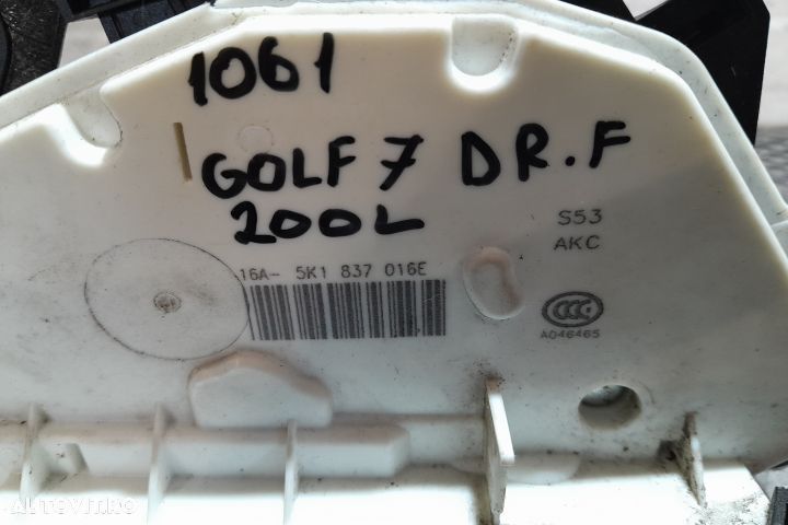 Broasca usa fata dreapta 5K1837016E 5K1837016E Volkswagen VW Golf 7 [ - 3