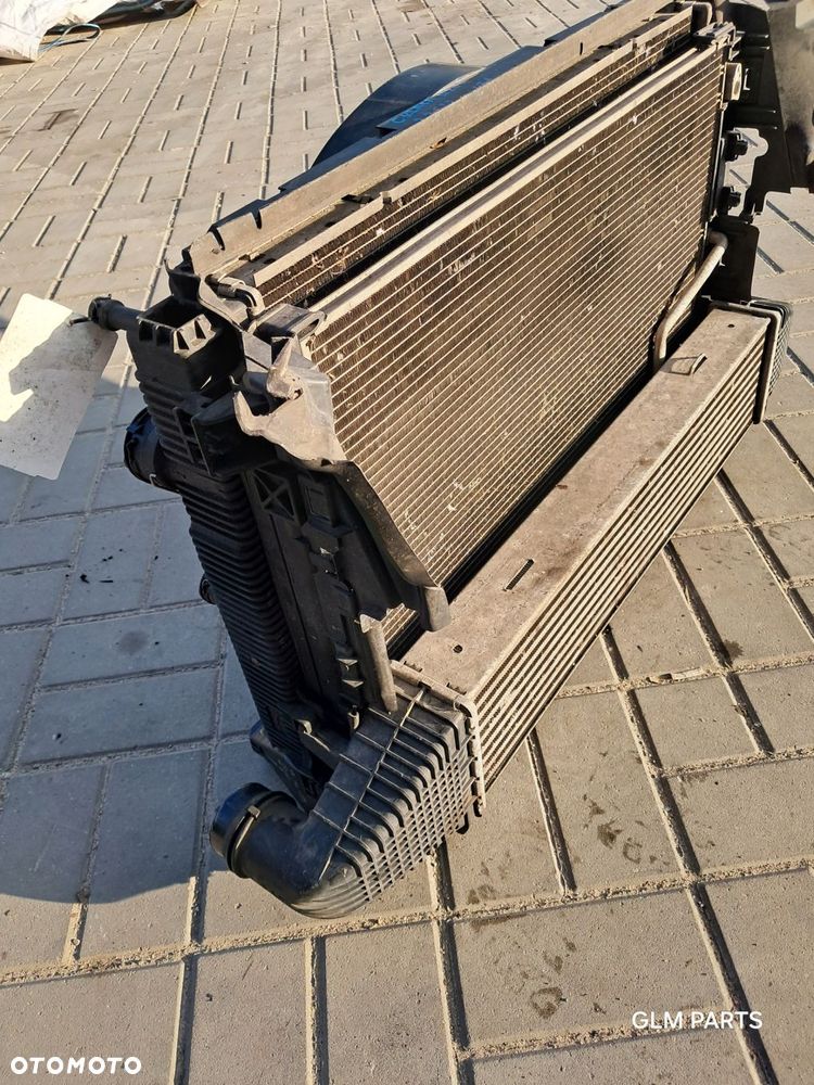 mercedes w204 2.2 cdi pas przedni chłodnice wentylator intercooler komplet - 2