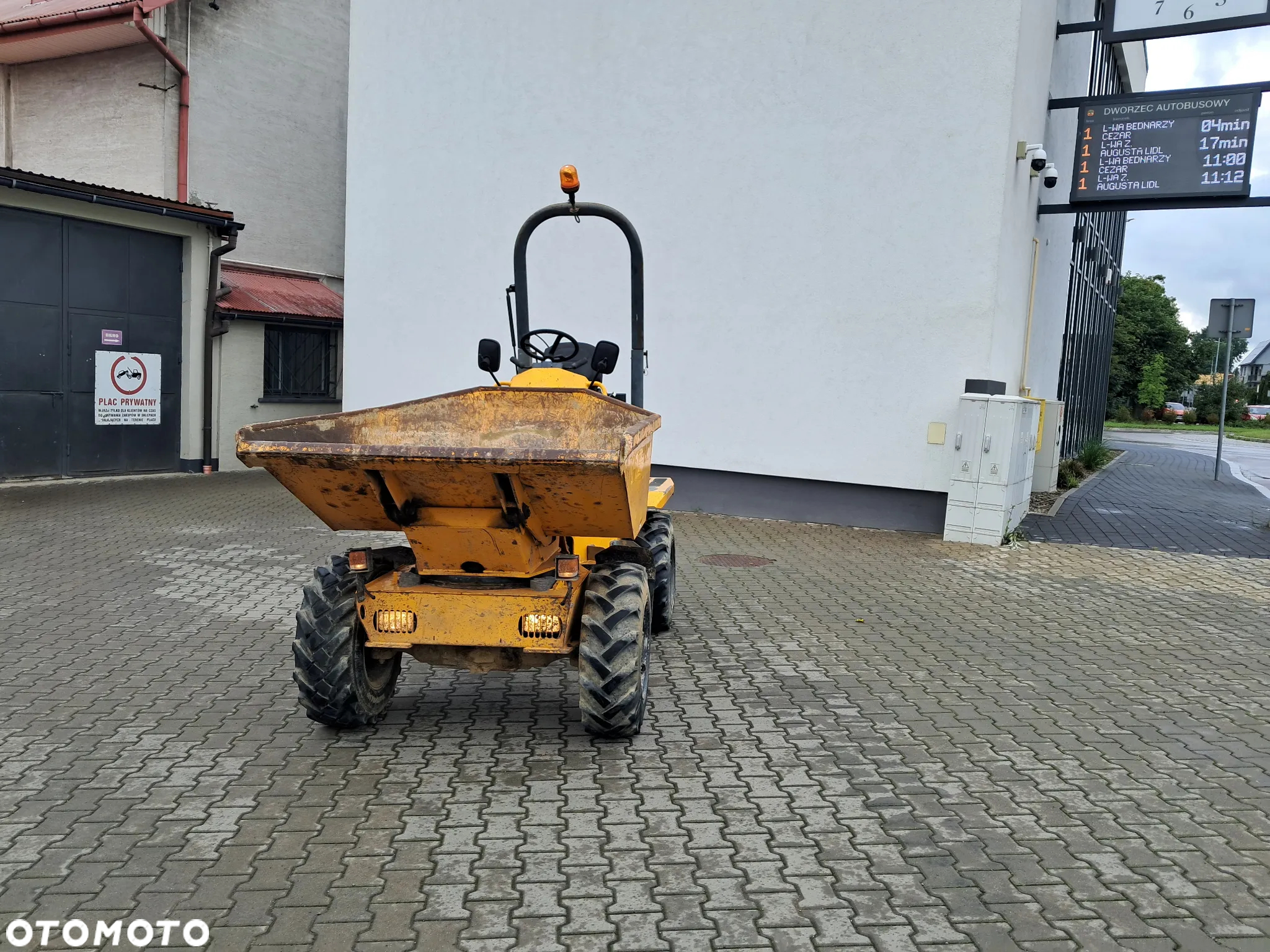 Thwaites Wozidło budowlane obrotowe (kiper + obrót) wywrotka ładowność 3 t tony nowe opony przód * 33KM * światła * prod. 2016* sprawne * 1345 MTH * silnik Yanmar - 4