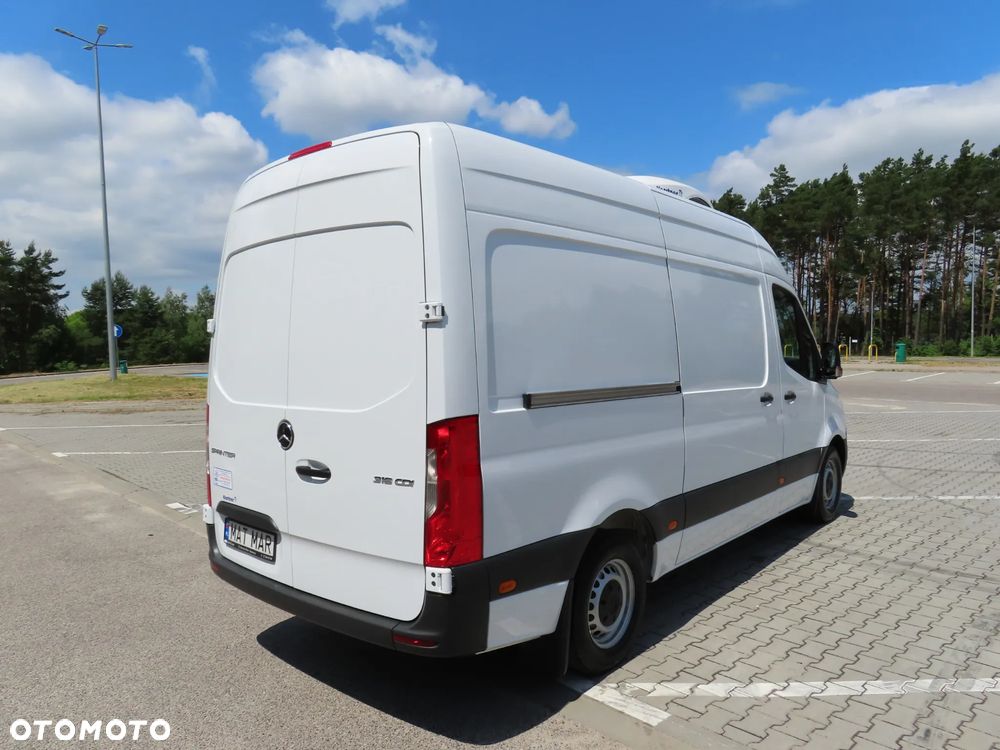Mercedes-Benz Sprinter 316 CDI 2.2 CDI 163 KM 7G-TRONIC PLUS AUTOMAT Kerstner* Chłodnia -20*C 3168 mm Dł. Furgon Blaszak, Wysoki Dach, Rozstaw Osi 3665 mm Kg Ładowność 1349 Kg Stan Jak Nowy Gotowy Polecam - 4