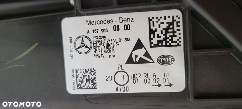 LAMPA LEWA MERCEDES GLE W167 LED HIGH PERFORMANCE - 13