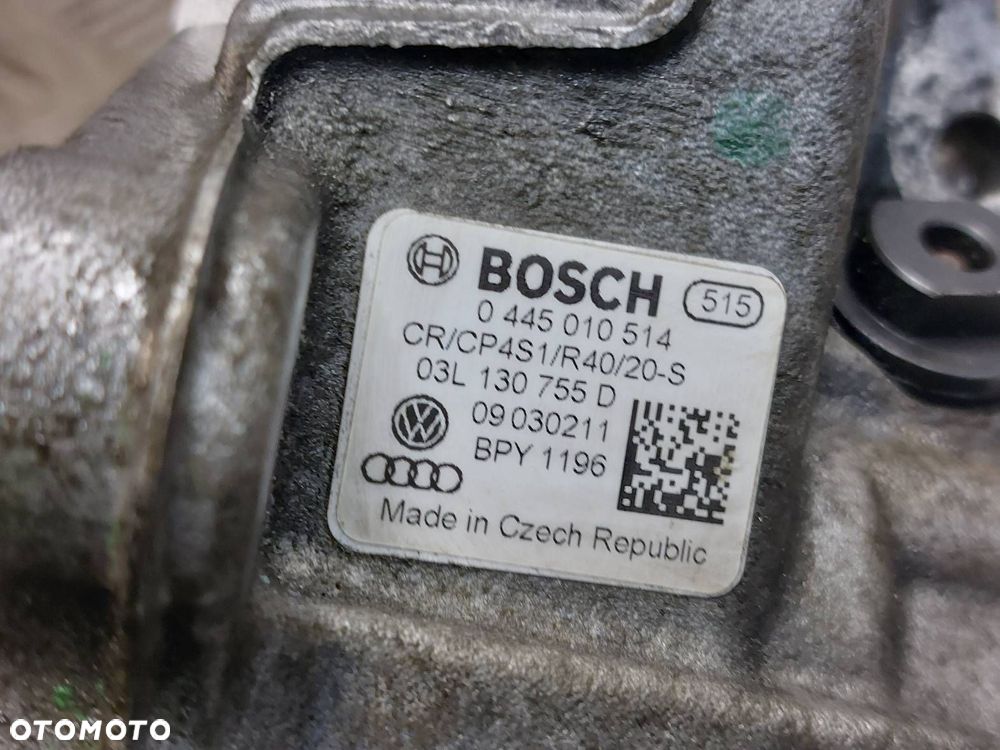 POMPA WTRYSKOWA + WTRYSKIWACZE LISTWA KOMPLET AUDI A3 8P 2.0 TDI 03L130277J - 8