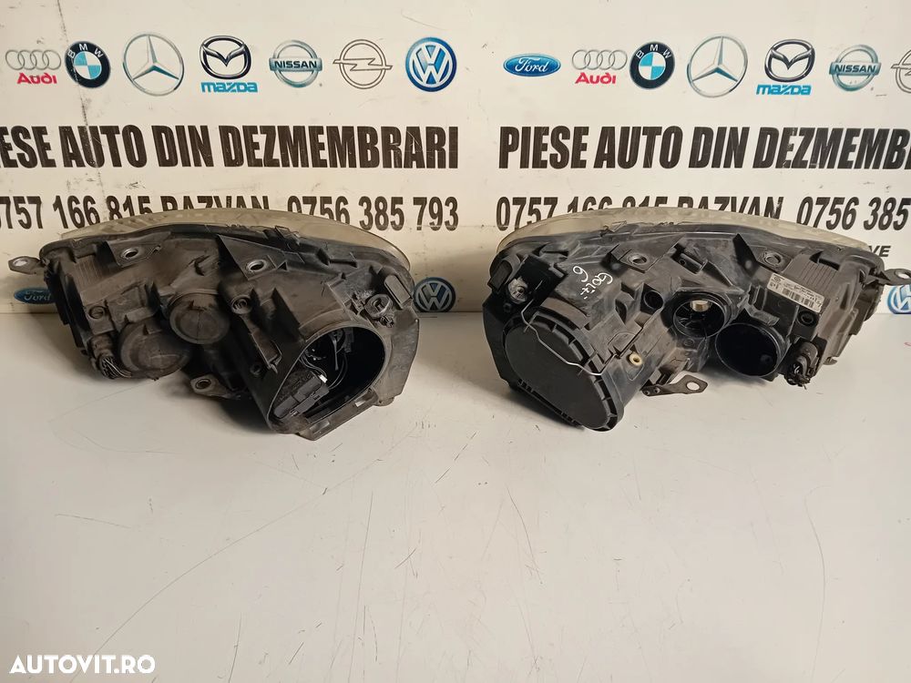 Faruri Far Stanga Dreapta Halogen Vw Golf 6 VI Volan Stanga Cod 5K1941005M 5K1941006M 2008-2013 - 8