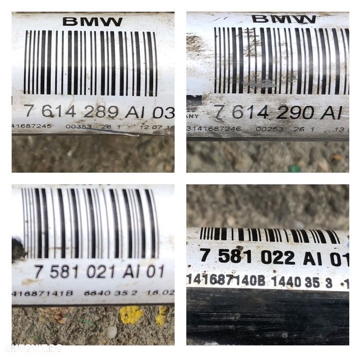 Planetară planetare Spate Bmw F10 F11 F01 F07 F12 7614290 s 7614289 grup diferențial spate 3.38 sau 2.81 - 3