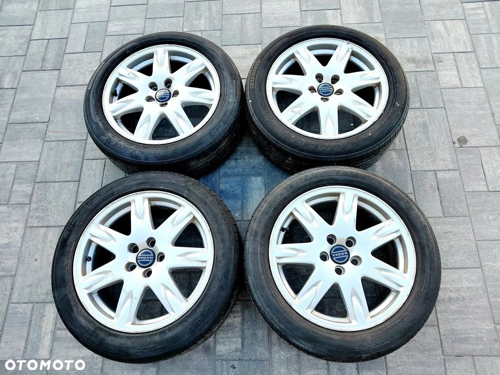 FELGI Z OPONAMI KOŁA ALUMINIOWE VOLVO R17 5X108 65,1 mm OPONY R17 225/50 LATO 2020r NR41 - 1