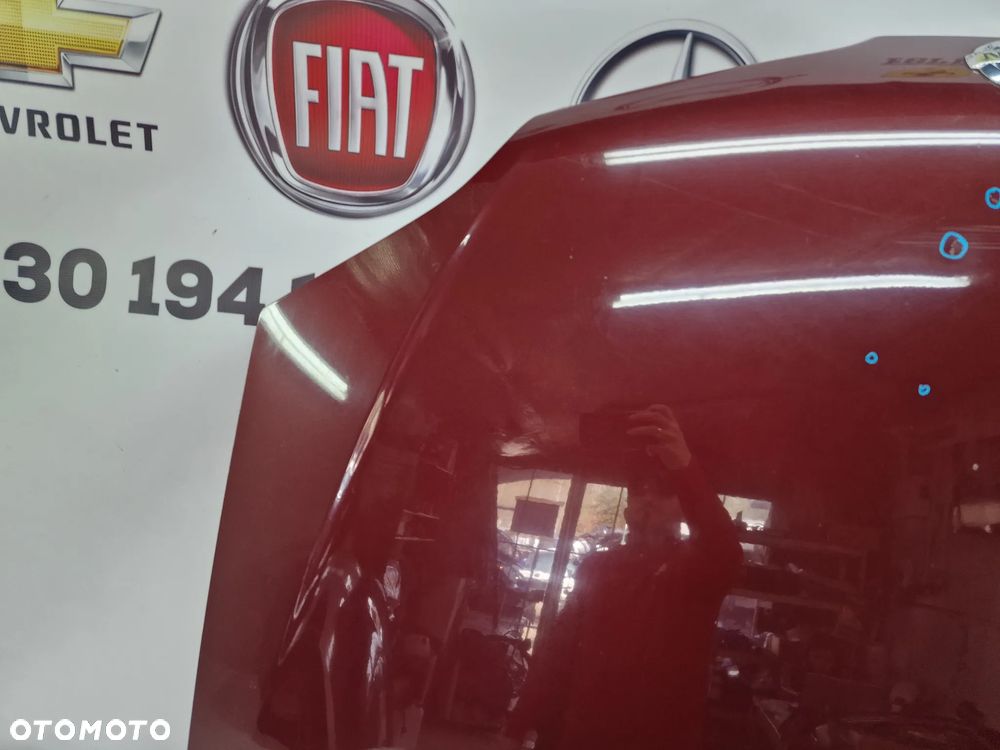 NISSAN PRIMERA P12 02- ŁADNA KOMPLETNA MASKA , KOLOR BORDO METALIK , NR AUKCJI NM83 - 3