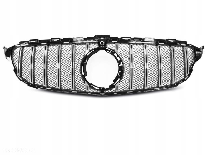 Atrapa Grill Kratka Tuning Panamericana Amg Mercedes C klasa 205 Lift Lci - 1
