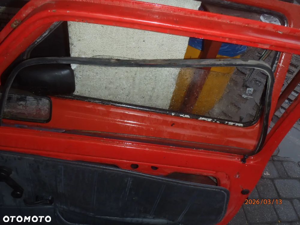 mechanizm podnośnik szyby ramka uszczelka gumowa  listwa zgarniająca drzwi fiat 126p elegant fl maluch - 15