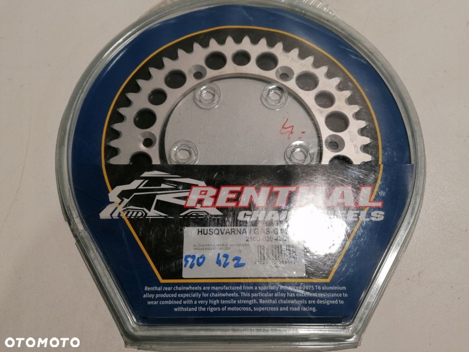 HUSQVARNA GAS GAS RENTHAL zębatka 520 42 Z 90-08r - 2