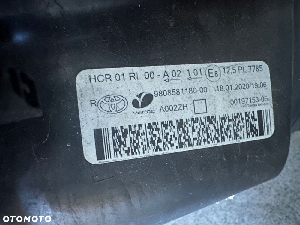 TOYOTA PROACE LAMPA LEWA BI XENON LED 9808589980 - 11