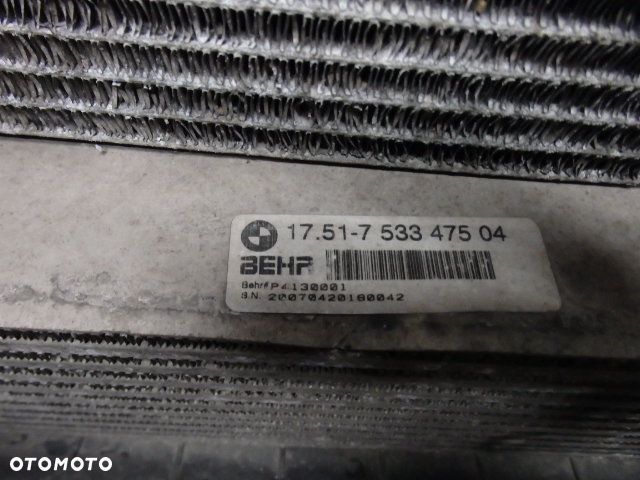 BMW X5 E70 3.0D M57 KOMPLET CHŁODNIC WODY KLIMY Z WIATRAKIEM RAMKĄ 7533475 RAF-AUTO CZĘŚCI BMW - 3