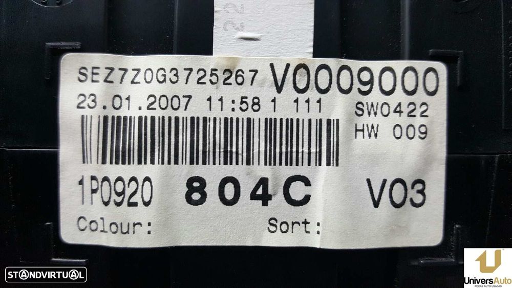 QUADRANTE SEAT LEON (1P1) REFERENCE - 6