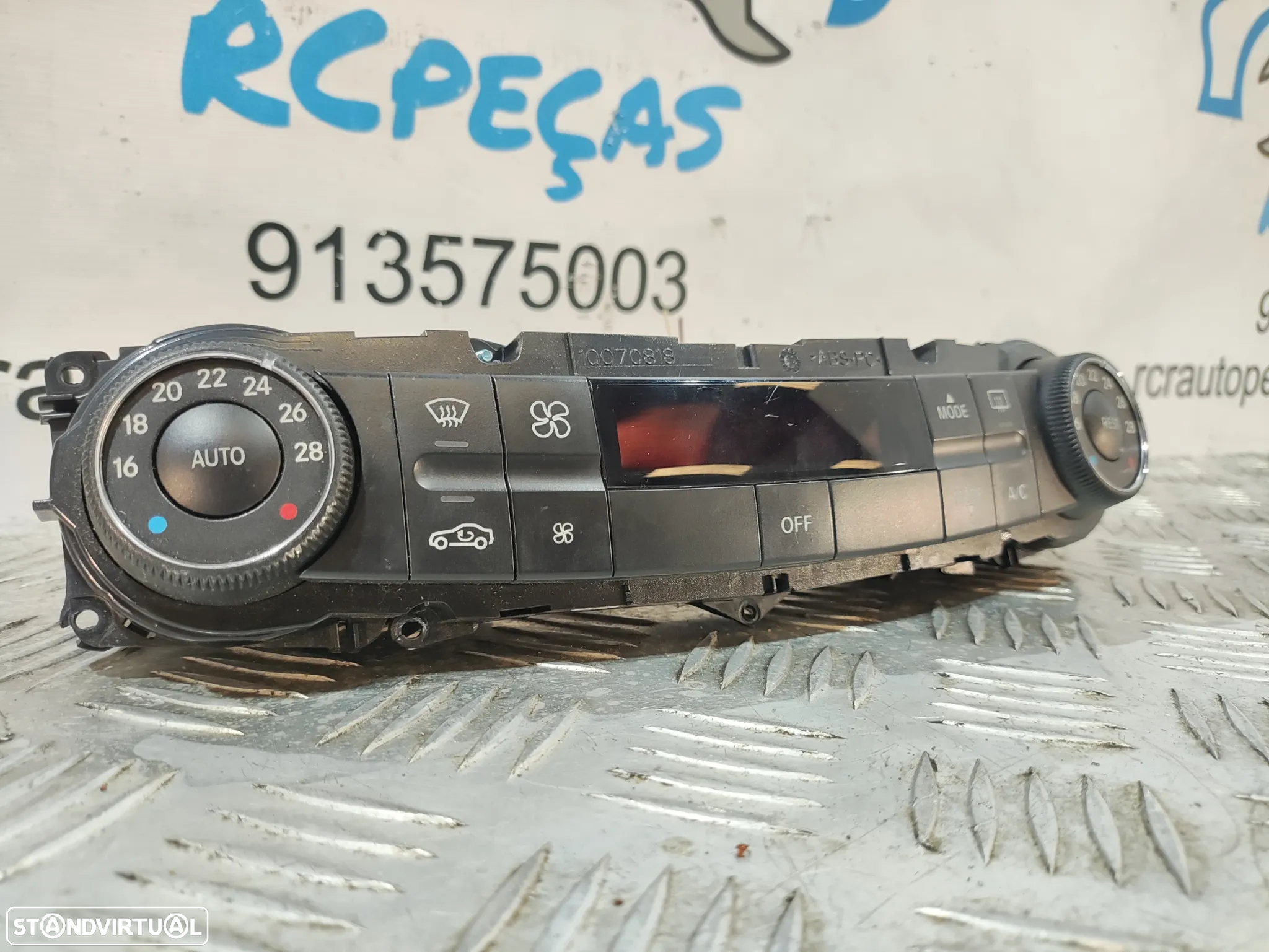 DISPLAY SOFAGEM COMANDO CHAUFFAGE AR CONDICIONADO AC CLIMATRONIC ORIGINAL MERCEDES BENZ CLASS CLS C219 W219 2198300985 A2198300985 - 3