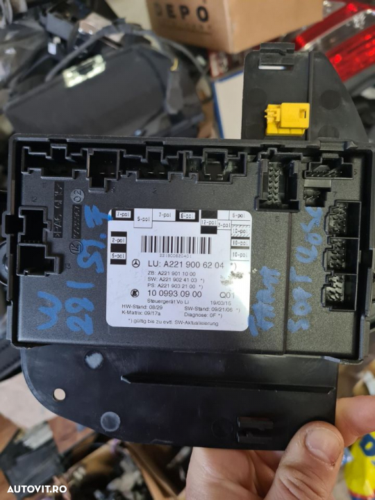 calculator usa fata stanga, dreapta mercedes s class w221 - 2