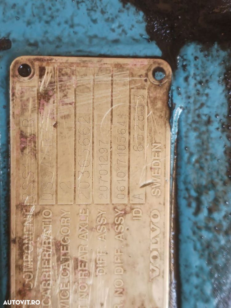 Punte cu diferential axa motrica 20701297 Volvo FM generatia [2005 - - 4