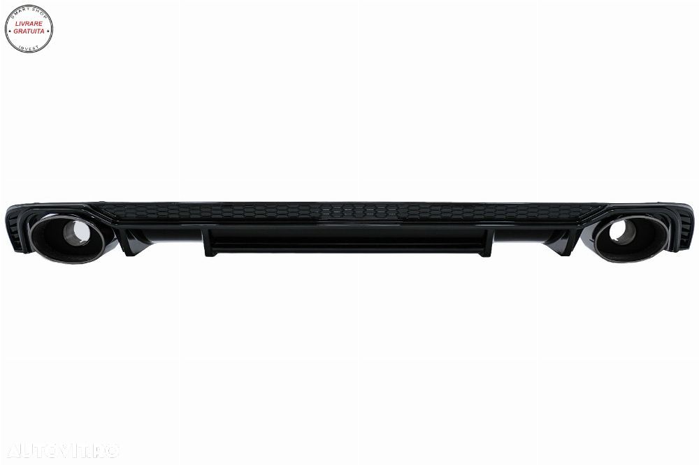 Difuzor Bara Spate Ornamente evacuare Audi A4 B9 8W Sedan Avant (2016-2018) pentru- livrare gratuita - 1