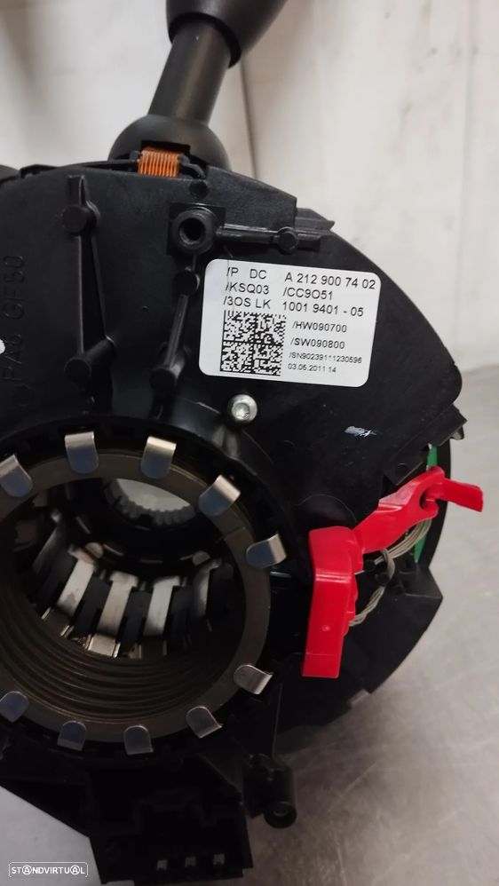 COMUTADOR / MANETE LIMPA VIDROS / FITA DE AIRBAG MERCEDES CLASSE C / E W204 W212 REF. A2129007402 - 6