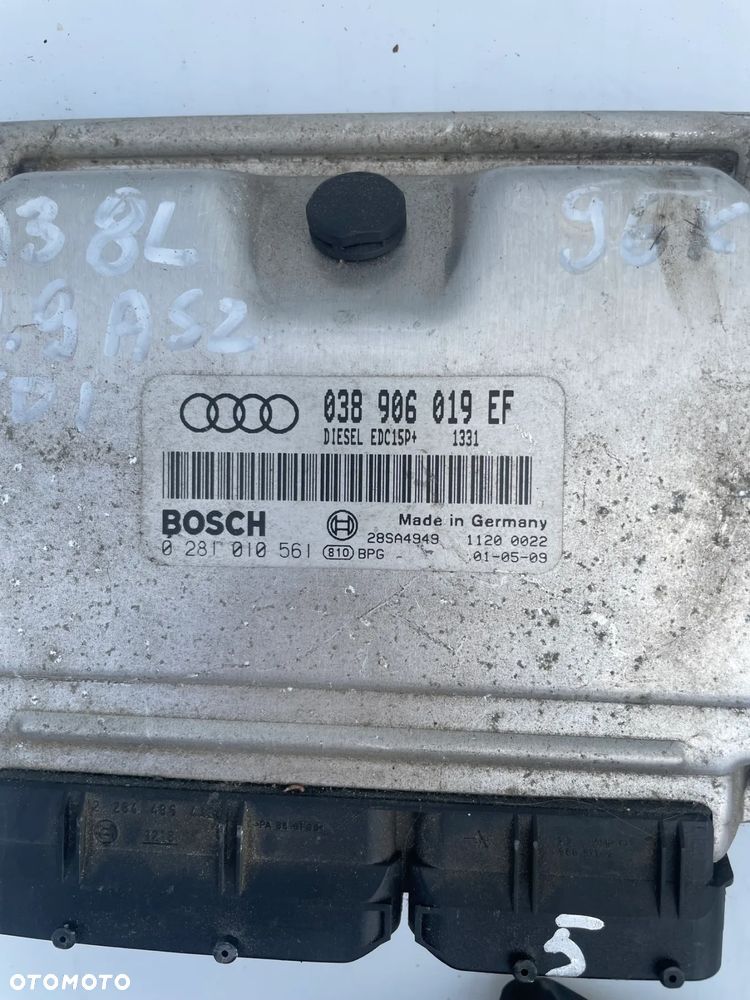 STEROWNIK SILNIKA AUDI A3 8L 1.9 TDI ASZ 038906019EF - 2