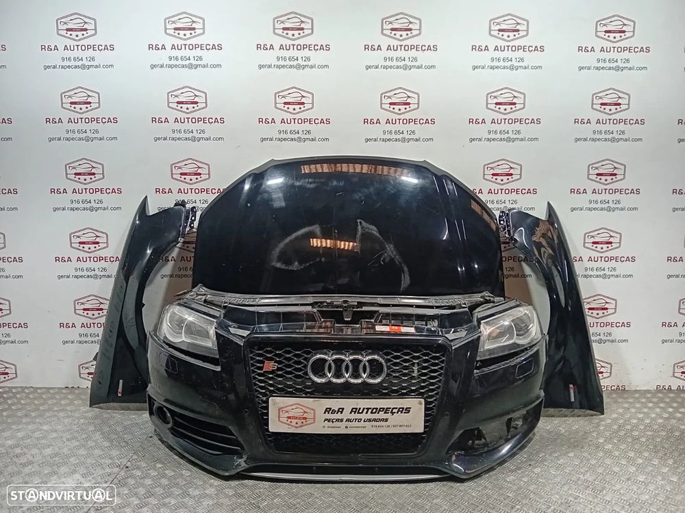 Frente Completa Audi A3 8P Facelift S Line com Parachoques do S3 Faróis Xénon Original - 14