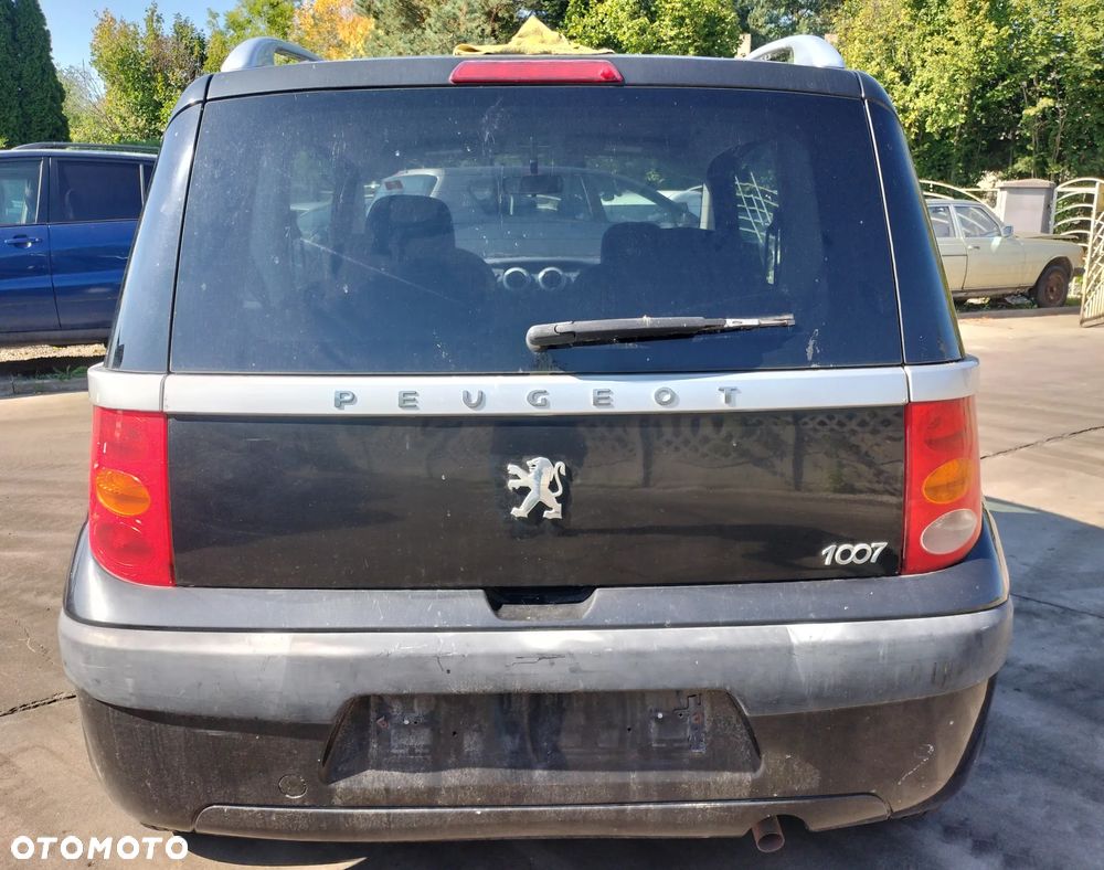 CAŁE AUTO NA CZĘŚCI PEUGEOT 1007 KLAPA BAGAŻNIKA TYŁ TYLNA EXLD
