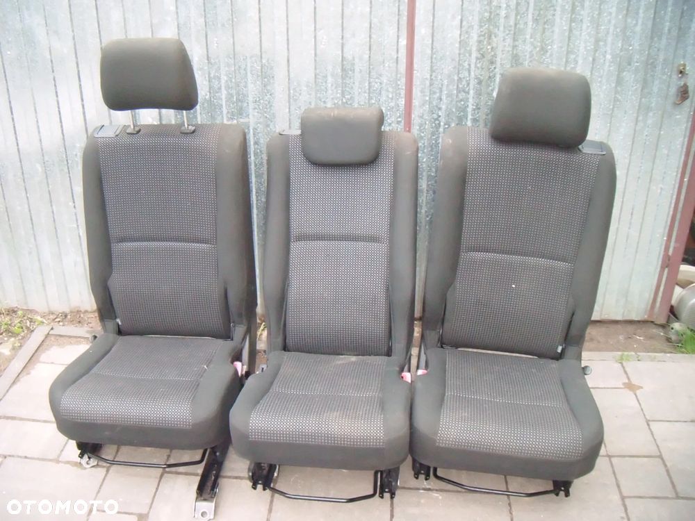toyota corolla verso 05r komplet foteli tył+przód - 2