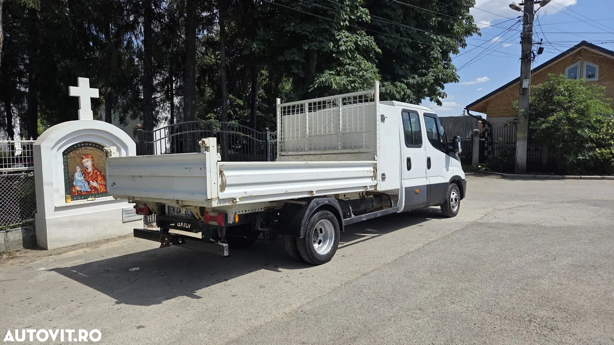 Iveco Daily 35-140 cabina 6 locuri, bena basculabila, import, posibilitate leasing - 14