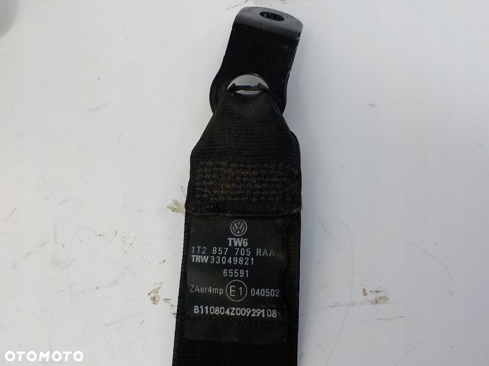 VW TOURAN I PAS BEZPIECZEŃSTWA NAPINACZ 1T2857705 - 6