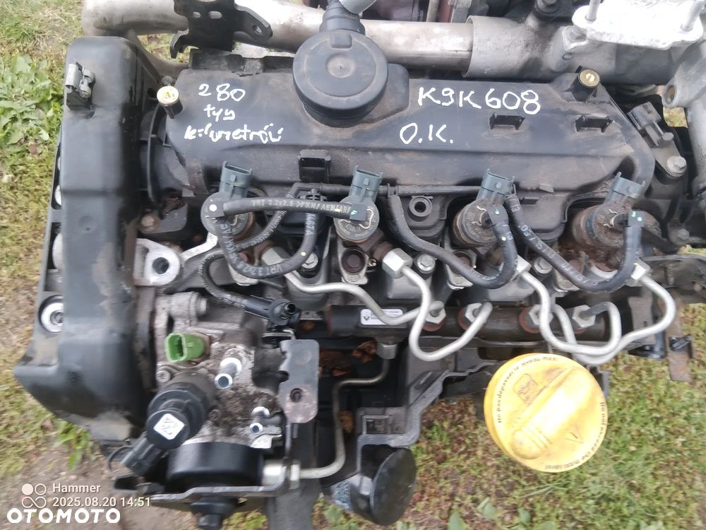 RENAULT KANGOO II DACIA silnik pompa wtryski K9K 608 - 2