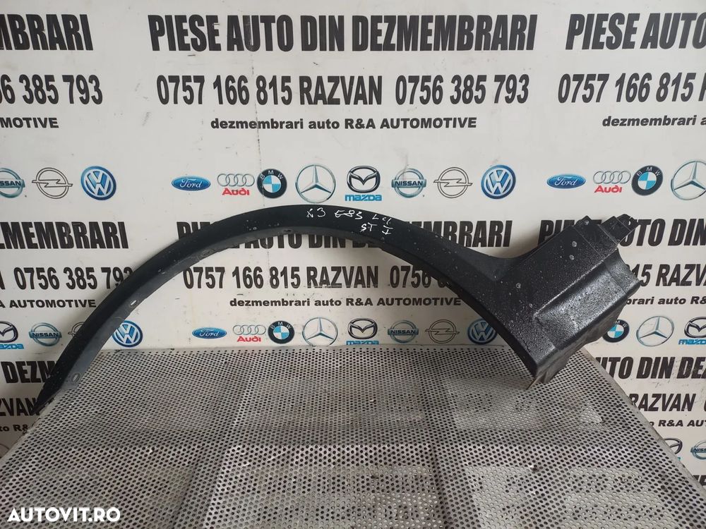 Overfender Ornament Aripa Stanga Fata Bmw X3 E83 LCI Facelift - Dezmembrari Arad - 3