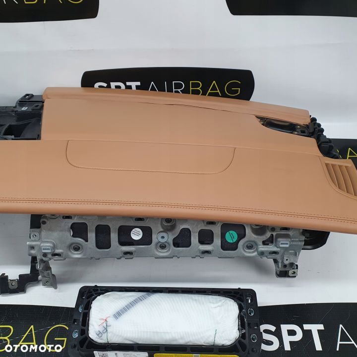 PORSCHE PANAMERA 970 DESKA ROZDZIELCZA KONSOLA KOKPIT PULPIT PODUSZKI AIRBAG AIR BAG PASY KIT SET - 4