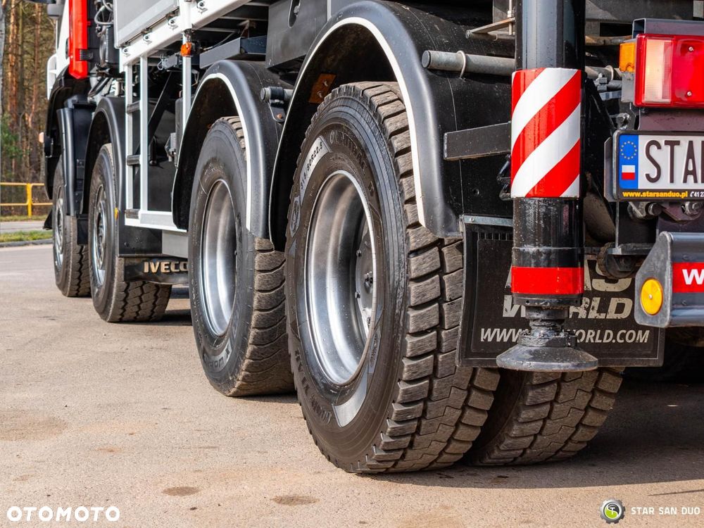 Iveco TRAKKER 450 8x8 HIAB 800E-7 FLy Jib Wciągarka HDS Żuraw - 28