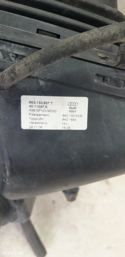 AUDI A4 B8 OBUDOWA FILTRA POWIETRZA PRZEPŁYWOMIERZ 2.0TDI 08-11r - 5