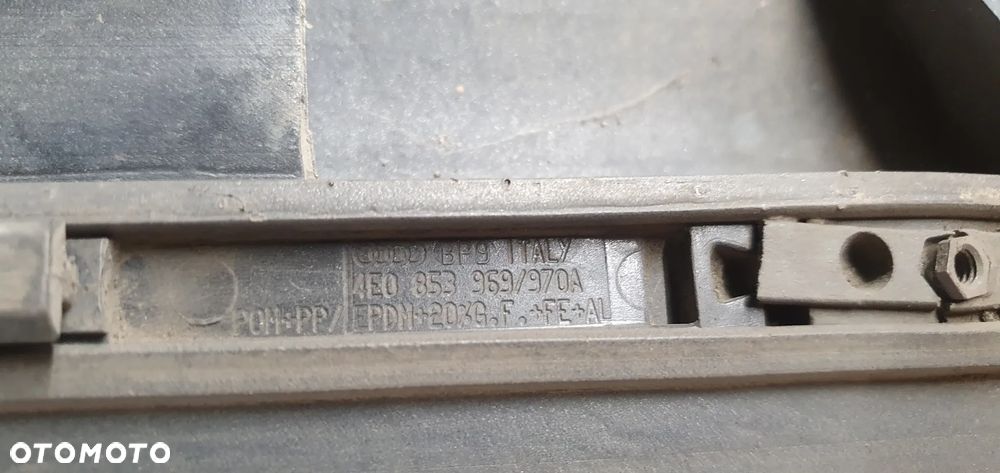 Listwa drzwi lewy tył tylna lewa Audi A8 D3 4E0853969 - 6
