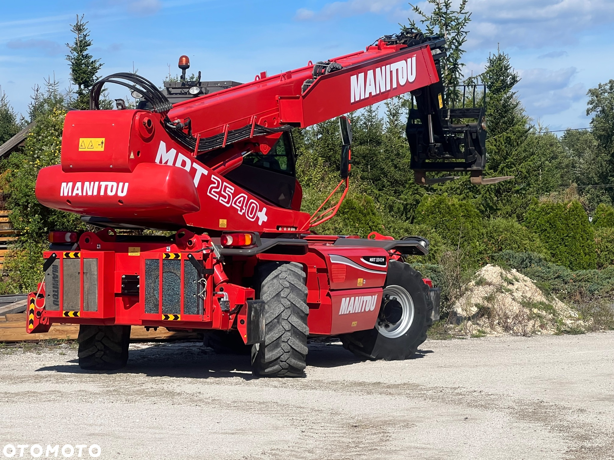 Manitou MANITOU ŁADOWARKA ROTO  widły  Manitou MRT 2540 Privilege Plus PILOT obrotowa 360 dodatkowa hydraulika  2150 2540 1840 2550 wys 24,6m zasięg 17.5 tony silnik MERCEDES opony Michelin 110kw ks.serw 2015r 1 wł manitka roto ładowarka obrotowa - 30