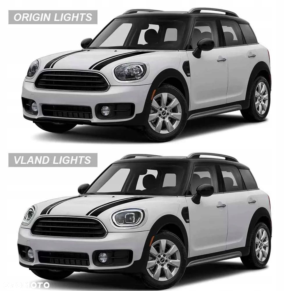 Reflektory Lampy kpl Full Led Diodowe Black Matrix Mini Countryman II 2 f60 - 12