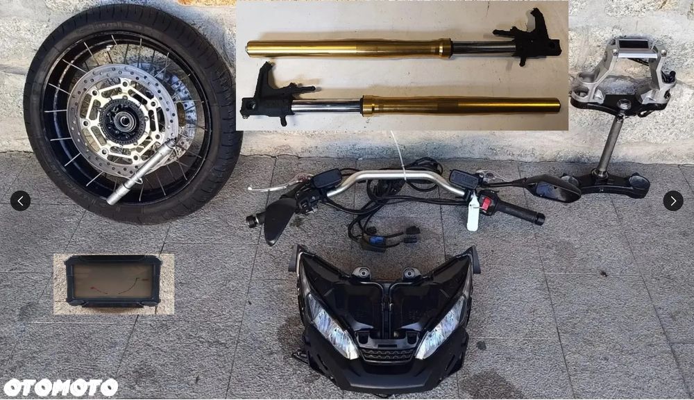HONDA X-ADV ADV X 750 REFLEKTOR LAMPA LAGI ZAWIESZENIE PÓŁKA KIEROWNICA PRZEŁĄCZNIK FELGA KOŁO TARCZE - 28