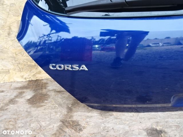 KLAPA TYŁ TYLNA SZYBA BAGAŻNIKA OPEL CORSA D 06-11 HB 3D LAK: Z21B NR325 - 7