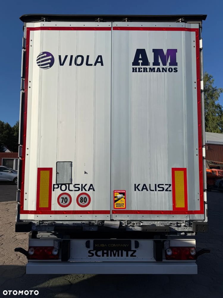 Schmitz Cargobull FIRANKA STANDARD / OPONY JAK NOWE / OŚ PODNOSZONA / KOSZ PALETOWY / PIĘKNY STAN / DESKI ALUMINIOWE / DWA KOŁA ZAPASOWE / DO WYBORU 20 SZTUK !! - 5