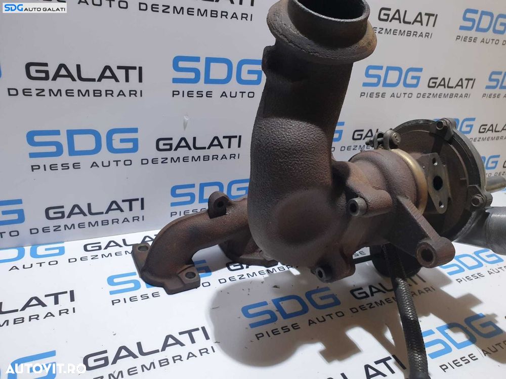 Turbo Turbina Turbosuflanta cu Galerie Evacuare Citroen Berlingo 2.0 HDI 1999 - 2011 Cod 9639563080 [B3807] - 2