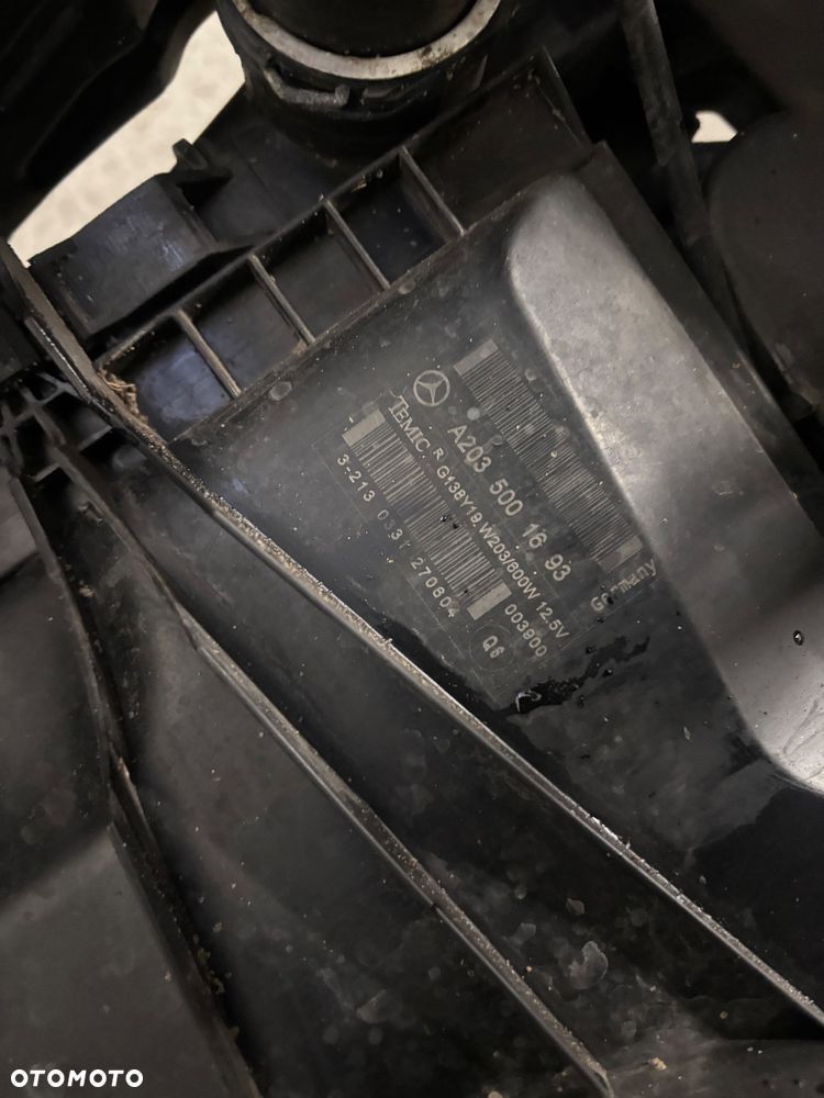 MERCEDES CLK W209 2.7 CDI PAS PRZEDNI CHLODNICE WENTYLATOR KOMPLET AUTOMAT - 10